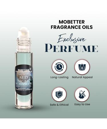 MOBETTER FRAGRANCE OILS Dire Wolf Midnight Scavanger Men Body Oil 0.33 Oz Roll On Glass Bottle Long Lasting Travel Size - Buy Online on GoSupps.com