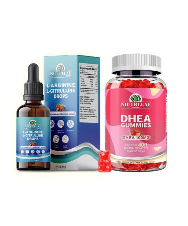 NIUTRLUXE L-Arginine Drops & DHEA Gummies