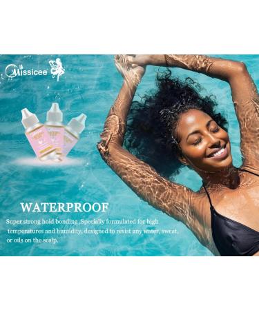 Missicee 60ml Lace Wig Glue Kit - Strong Hold, Waterproof Adhesive for Lace Front Wigs + Glue Remover & Hair Styling Tools - Buy Online on GoSupps.com