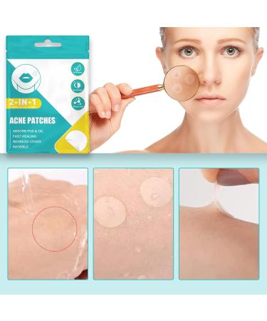 300 Pcs Invisible Hydrocolloid Pimple Patches with Tea Tree Oil & Salicylic Acid - Day & Night Waterproof Acne Treatment - Buy Online on GoSupps.com