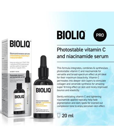 Pro Photostable Vitamin C & Niacinamide Serum - Potent Anti-Aging Formula with Green Fruit Extract | 10% SAP for Radiant Skin | 20ml - Buy Online on GoSupps.com