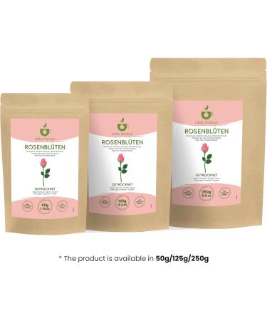  IDDA Herbal IDDA Herbal Dried Rose Buds 125g Whole Rose Buds to Infuse Rose Herbal Tea - Buy Online on GoSupps.com