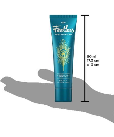 Feathrs Soothing Ingrown Hair Solution for Intimate Areas - Vegan - 80ml (Pack of 1) - Buy Online on GoSupps.com