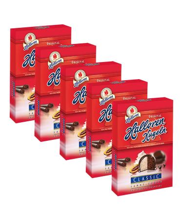 Halloren | Original Halloren Kugeln Sahne-Cacao 125 g | Pack of 5