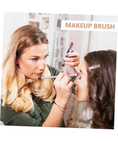 FOYTOKI 20pcs Double Brush Makeup Brush Powder Applicator Cosmetic Eye Brush Cosmetics Brush Golden - Buy Online on GoSupps.com