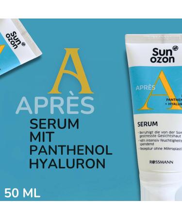 Rossmann Apr s Serum with panthenol & hyaluron soothing moisture serum for stressed facial skin 48 hours of care and protection 50 ml - Buy Online on GoSupps.com