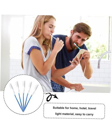 Minkissy 30-Pack Disposable Toothbrushes | Portable Hygiene Care for Kids & Adults | Ideal for Camping & Hiking - Sensitive Plastic Bristles - Buy Online on GoSupps.com