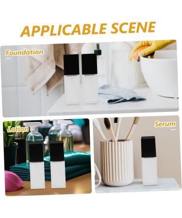 Beavorty Foundation Bottle Glass 3pcs Liquid Foundation Bottle Travel Lotion Mini Lotion Leakproof Travel Containers Glass Foundation Pump Bottle - Buy Online on GoSupps.com