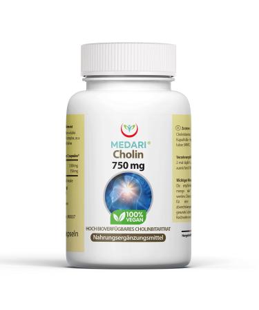 Medar cholin-L-bietrate 60 capsules quality 98% cholinchloride vitamin B4 High-dose carries 100% natural cholin-l-library to maintain a normal liver function without preservatives