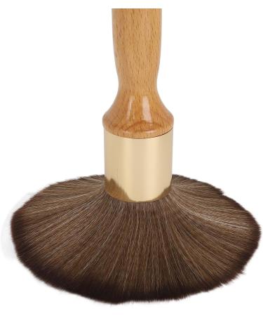 Beech Wood Neck Duster Brush Ergonomic Handle Compact Portable for Barber Hair Neck Duster - Buy Online on GoSupps.com