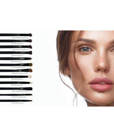 Chali 18-Piece Make-Up Brush Set with Bag | Professional Cosmetics Brushes for Foundation Eyeshadow Powder Blender Concealer & Eyebrows - International Shipping Available - Buy Online on GoSupps.com
