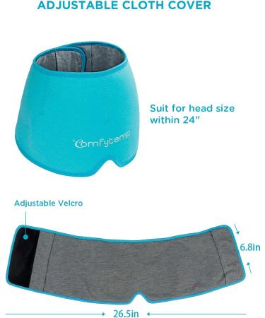 Comfytemp Migraine Relief Hat - Reusable Cold Therapy Cap for Headaches, Migraines, Sinus & Stress Relief - Buy Online on GoSupps.com