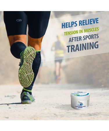 Verana Sports Massage Cream with Arnica - Aloe - Calendula - Plantain For Joints and Muscles Natural Before and After Sports Training Jogging Swimming (Cream) - Buy Online on GoSupps.com