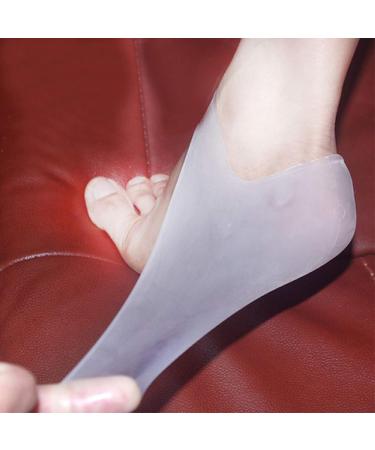 Silicone Moisturizing Gel Heel Socks for Cracked Feet | Pain Relief for Men & Women - International Shipping - Buy Online on GoSupps.com