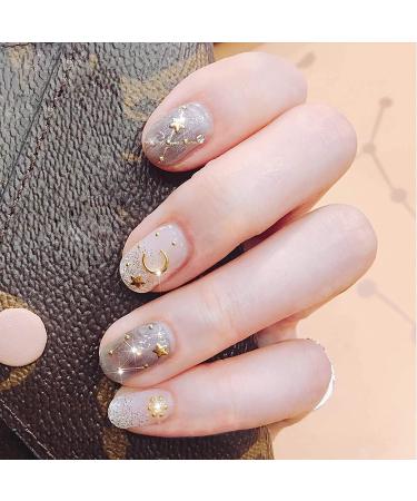 Olakin 50 Leaves 3D Nail Ticker - Self-Adhesive Nail Stickers for DIY Decorations & Nail Art | Over 1800 Pieces Available - Buy Online on GoSupps.com
