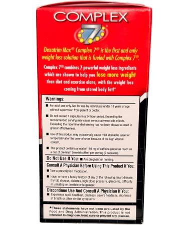 EH95 LLC Stacker Dexatrim Max Complex-7 Capsules 60 Count - - Buy Online on GoSupps.com