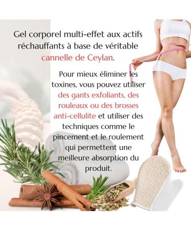 Green idea - XXL Anti-Cellulite Thermoactive Cream Gel with Cinnamon Oil - Anti-Cellulite Massage - Powerful Formula Against Cellulite - Body Wrap - 500 ml - Buy Online on GoSupps.com