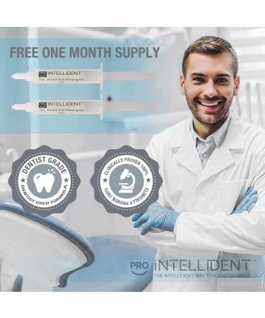 Intellident Teeth Whitening Kit with LED Light - Pro Gel for Longer Lasting Results - Stain Remover - Ideal for Sensitive Teeth - Buy Online on GoSupps.com