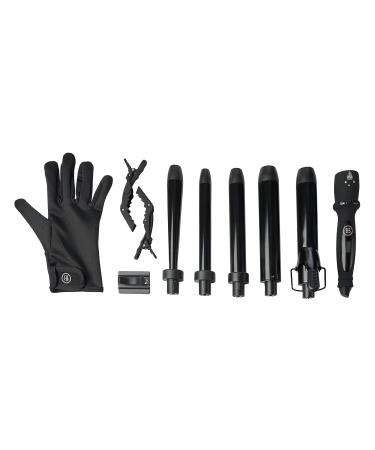 Bombay Hair Curling Wand Set - 5 in 1 Professional Tourmaline Curling Iron Kit with Heat Resistant Glove & Temperature Control | Perfect for Salon-Quality Curls - Buy Online on GoSupps.com