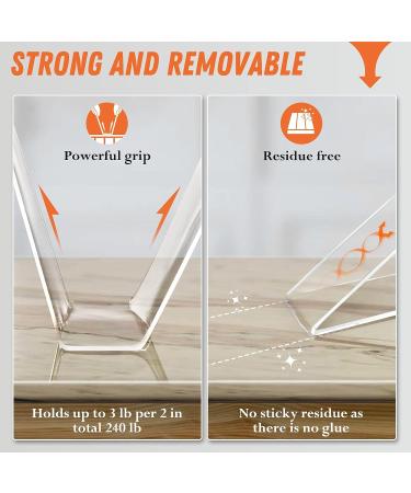 Extra Large Double Sided Mounting Tape Heavy Duty Removable 1.18 Inch x 160 Inch  Clear & Tough  Multipurpose Picture Hanging Strips Adhesive Poster Nano Carpet Tape - Buy Online on GoSupps.com