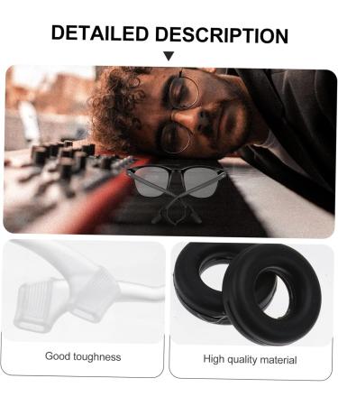 Anti-Slip Eyeglasses Shot Glass Covers - Silica Gel Dot Set | White | 1.5x0.7cm | International Shipping - Buy Online on GoSupps.com