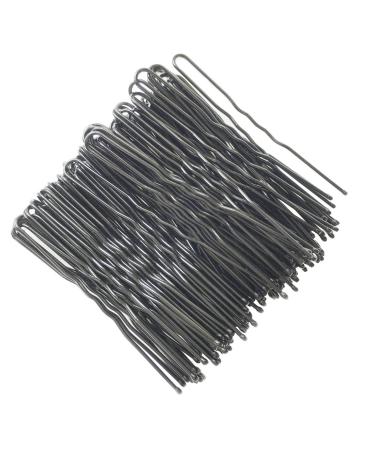 YUNAI 3'' Black Waved Hair Pins 300Pcs with Box - U Shape Hair Clips for Women and Girls - Buy Online on GoSupps.com