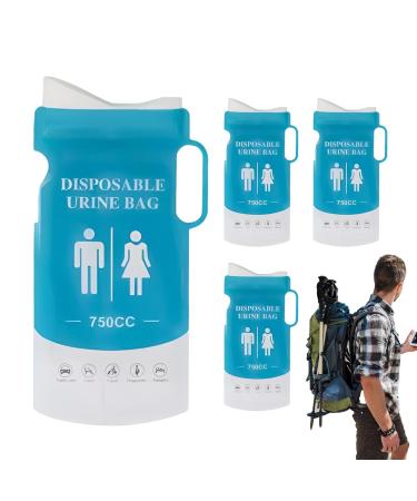 GYOUZA Portable Urinal Bag | Men Women Water Absorbent Pee Bag | Airtight Urinal Bags Toilet Training Tool for Patients Portable for Rock Climbing Traffic Jam Cyan Blue WU2514KJTHA7SP67RK
