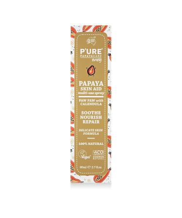 Pure PapayaCare Papaya Baby Skin Aid Spray 2.7 fl oz - Buy Online on GoSupps.com