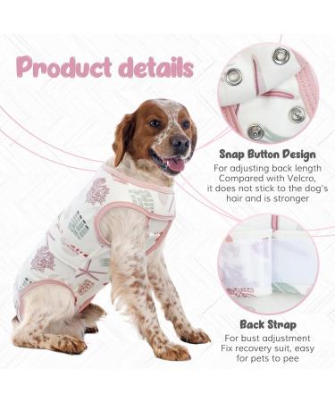 XXL Dog Surgical Recovery Suit | Soft & Breathable Onesie for Post-Op Dogs & Cats - Spay Castration Bodysuit - Buy Online on GoSupps.com