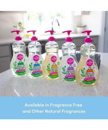 Dapple Baby Bottle and Dish Soap, Plant-Based Hypoallergenic Formula, Fragrance-Free - 16.9 Fl Oz (Pack of 3) - Buy Online on GoSupps.com