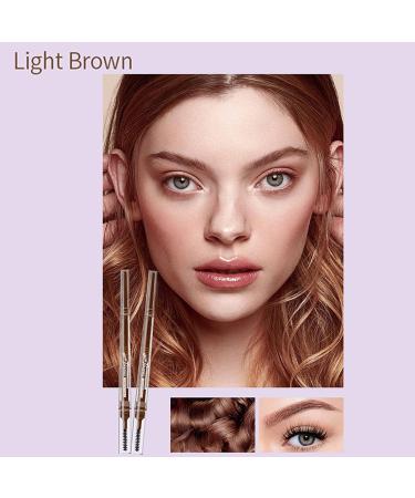 Waterproof Eyebrow Pencil Long Lasting Eye Brow Makeup Gel Pencils | Anti-Smudge Eyebrow Pencil Interchangeable Tip for Mother Kagrote Brown - Buy Online on GoSupps.com