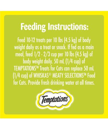 TEMPTATIONS Mix-Ups Cat Treats Chicken & Catnip & Cheddar 85g Pouch (12 Pack) 85 g (Pack of 12) Chicken - Catnip - Cheddar Cat Treats - Buy Online on GoSupps.com