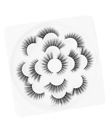 7 Pairs Reusable Thick Curly False Eyelashes Set - Enhance Your Look | International Shipping Available - Buy Online on GoSupps.com