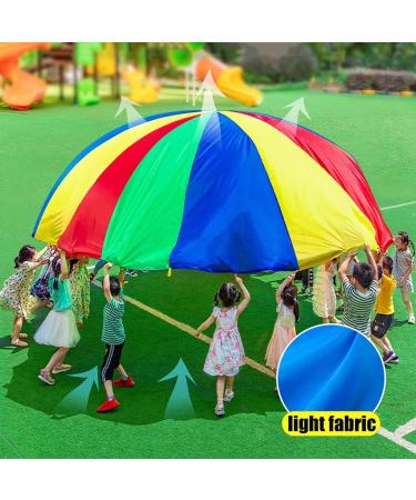 2m Play Parachute Teamwork Game for Nursery Physical Training - Indoor & Outdoor Activities - Buy Online on GoSupps.com
