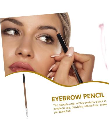 FOMIYES Women Eyebrow Pencil Women Makeup Eyebrow Pencil Wooden Eye Brow Pencil Coffee - Buy Online on GoSupps.com