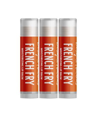 Delight Naturals French Fry Lip Balm - Set of Three