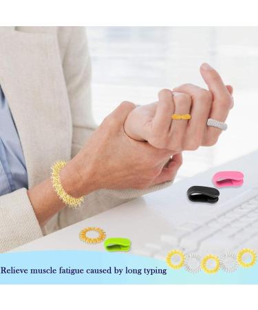 16-Piece Acupressure Clip & Ring Set for Finger Massages | Handheld Migraine Relief & Stress Relief Solution - Buy Online on GoSupps.com