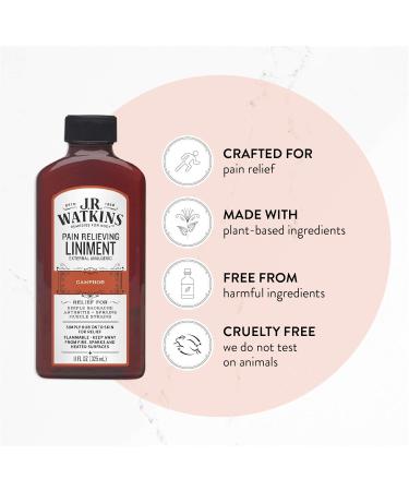 J.R. Watkins Natural Pain Relieving Liniment 11 oz | Fast-Acting Pain Relief - Buy Online on GoSupps.com