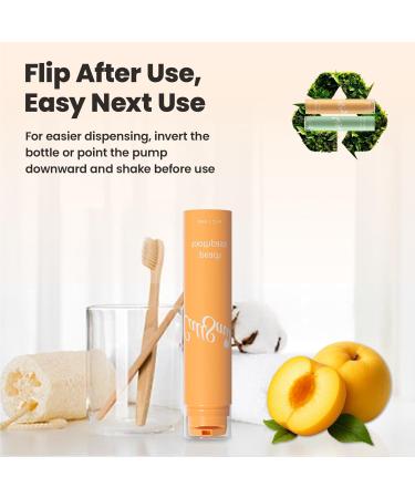 CALLSMILE Fluoride-Free Toothpaste Easy-Press Pump 60g - Fruity Flavors No SLS Non-Toxic No Sweeteners for Adults & Kids Gentle for Sensitive Teeth Mint-Flavored Valentine's Day Gifts - Buy Online on GoSupps.com