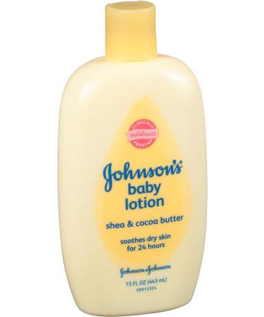 Johnson's Baby Lotion Shea & Cocoa Butter 15oz (Pack of 2) - Gentle Moisturizing Formula - Buy Online on GoSupps.com