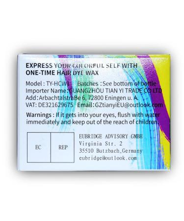 Buy Blue Hair Color Wax - Natural Matte Finish for Party Cosplay & Halloween | International Shipping Available - Buy Online on GoSupps.com