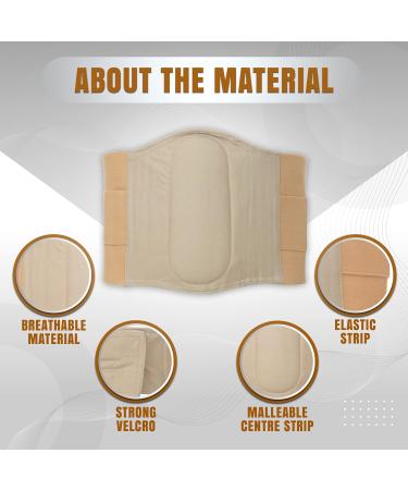 Buy Lumbo Sacral Belt for Back Pain Relief | Adjustable Waist Support for Men & Women | LS-01_S (Small 28-32 - Buy Online on GoSupps.com