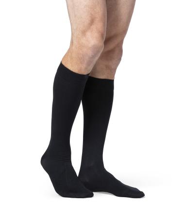 SIGVARIS Men s DYNAVEN Closed Toe Calf-High Socks 30-40mmHg - Extra Large Long - Black Extra Large Long Black
