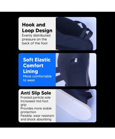 LIZEALUCKY Broken Surgical Foot Rehabilitation Shoes - Adjustable Open Toe Boot for Fracture Recovery & Post-Surgery Support (Men's Size M - Buy Online on GoSupps.com