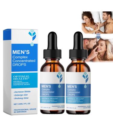 Blue Horizon Men's Complex Concentrated Drops Blue Horizon Men's Complex Drops Mens Enhancement Drops Blue Horizon Drops for Men (2PCS)