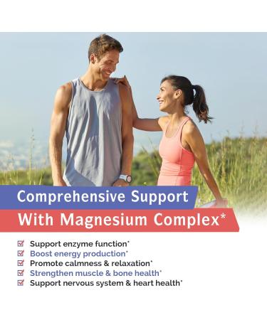 Innate Vitality Magnesium Glycinate 500mg 120 Capsules and 4 in 1 Magnesium Complex 240 Vegan Capsules - Buy Online on GoSupps.com