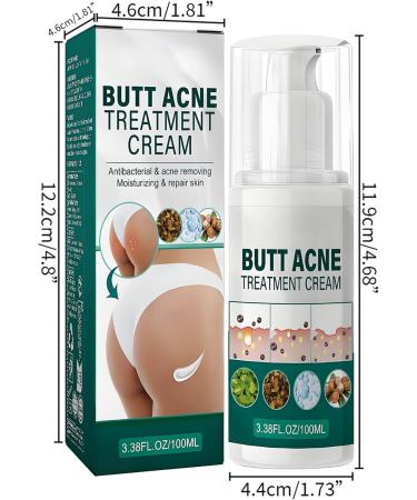 Cr me nettoyante contre l'acn pour les fesses et les cuisses 100 ml de cr me d'acn pour les fesses cr me nettoyante anti-acn cr me anti-boutons sur les fesses limine les boutons et les taches - Buy Online on GoSupps.com