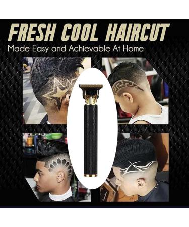 Yamloveme Trimmer Yamloveme Professional Cordless Hair Clipper Waterproof USB Charging Electric Razor Shavers Zero Gapped T Blade Liners Grooming Hair Cutting Kit with Guide Combs (2PCS-C) - Buy Online on GoSupps.com