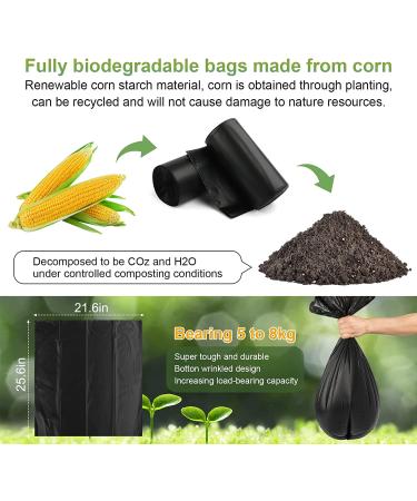 Portable Toilet Bags 8 Gallon Compostable Trash Bags for Camping - 40Count - Buy Online on GoSupps.com
