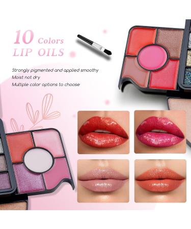 Color Nymph All In One Makeup Set - 36 Colors Eyeshadows & More | Portable Travel Makeup Kit Gift for Teens & Women - Buy Online on GoSupps.com